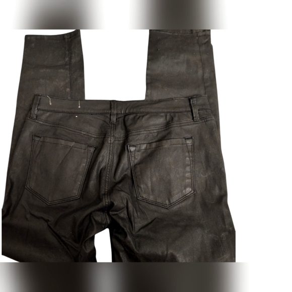 NWOT LOFT Coated Black High Rise Jeans 30/10 - Picture 4 of 5